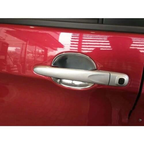 9pcs/Set ABS Car Door Handle Bar Cover Trim Sticker Fit For Toyota Roomy 2016