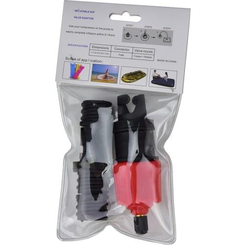 4 - Nozzle Pump Adapter Inflatable Boat Kayak Air Valve