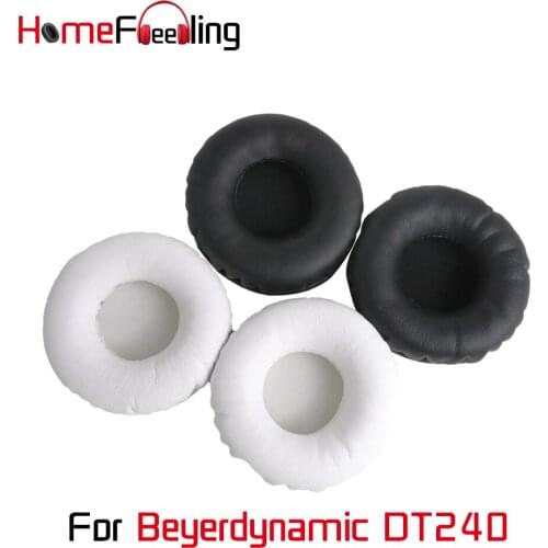 Homefeeling Ear Pads for Beyerdynamic DT240 Headphones Super Soft Velour Sheepskin Leather Ear Cushions Replacement