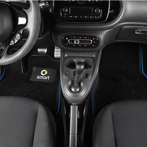 Car Plush Carpet Foot Pad Anti-dirty Pad Car Interior Protect Non-slip Mat Decoration Accessories for Mercedes SMART 453 Fortwo