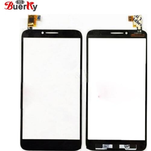 BKparts 10pcs Touch Screen For Alcatel One Touch Idol 2 6037K 6037B 6037I OT6037 6037Y Touch Panel Glass Lens Digitizer Sensor