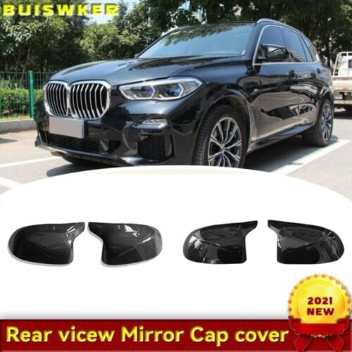 For BMW X3 X4 X5 X6 2014 2015 2016 2017 2018 Rear View Side Mirror Cover F25 F26 F15 F16 Carbon fiber pattern Accessories