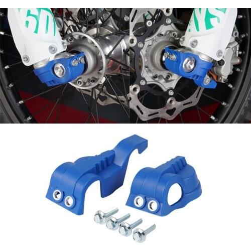 Front Fork Leg Shoes Cover Guard Protector For WP Fork Husqvarna 125 250 300 350 390 450 501 FE TE FC TC FS FX 2016 2017 2018