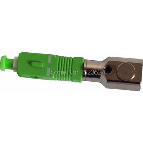 Free Shipping SC Fiber Flange Fiber Round Type SC/APC Bare Fiber Adaptor Round SC APC Bare Fiber Adapter