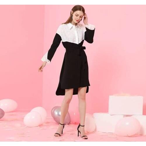 Модные платья-рубашки KOMELLO China At AliExpress