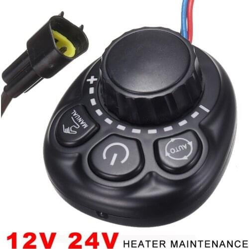 1pc 12-24V Car Auto Parking Heater Controller Switch Knob Time Setting For Track Air Diesel Heater Start Or Stop At Certain Time
