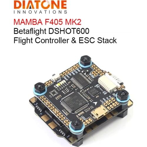Diatone MAMBA F405 MK2 Betaflight Flight Controller w/ F40 40A 3-6S DSHOT600 ESC for FPV Racing Drone Quadcopter RC Parts