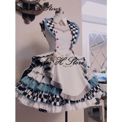 Irelia H Store World plan Miku Cosplay Costume Dress female