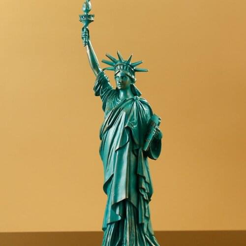 Creative American Statue of Liberty Statue Resin Decoration Home Living Room Desk Entrance Personality Sculpture Decoration