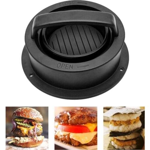 Kitchen Round Shape burger Press Food-Grade ABS Hamburger Meat Press Beef Grill Hamburger Press Patty Maker Mold Mould Tool
