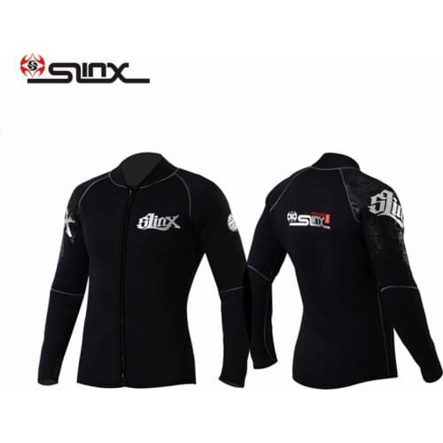 3MM / 5MM Scuba diving jacket for men women neoprene wetsuit thermal diving zipper jacket surfing snorkeling Spearfishing coat