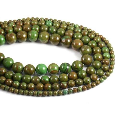 Fashion Natural Stone Beads Round Loose Beads Jewelry Necklace Bracelet For DIY Making Jewelry Findings Fit Women Men