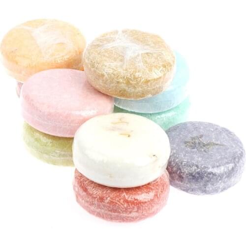 Fashion Handmade Hair Shampoo Soap Cold Processed Shampoo Bar 100% Pure Plant Hair Shampoos Hair Care