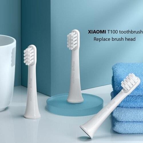 Xiaomi Original T100 Toothbrush Replacement Teeth Brush Heads Mijia T100 Electric Oral Deep Cleaning sonicare Toothbrush Heads
