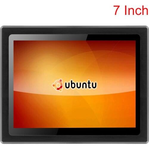 Ultra Compact Small Industrial 7 inch Panel PC Embedded Computer Windows 10 Linux 7 Intel i7 I5 ALL in One PC 8GB RAM 512GB
