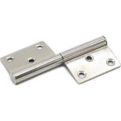 Flat Open Aluminum Alloy Door Welding Stainless Steel Flag Removable Hinge