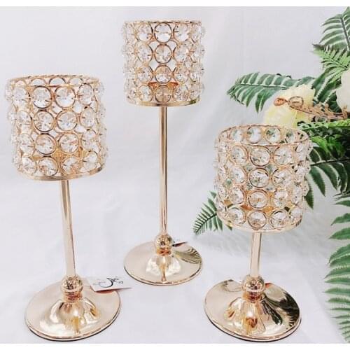 PLYUGO Decorative Silver Candlesticks