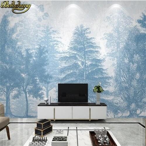 Beibehang Custom Photo Wallpaper Modern Small fresh forest Murals Living Room Bedroom Romantic Home Decor mural Wall Papers roll