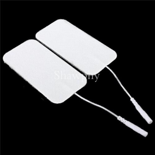 Self-adhesive Electrode Pads 2mm Plug Gel Patch For Tens Acupuncture Therapy Massager Muscle Stimulator Slimming machine