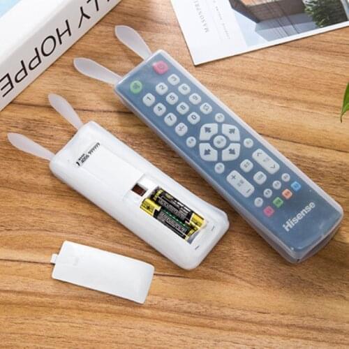Silicone Remote Control Cover Transparent TV Remote Control Case Air Conditioning Dust Protect Storage Bag with luminous