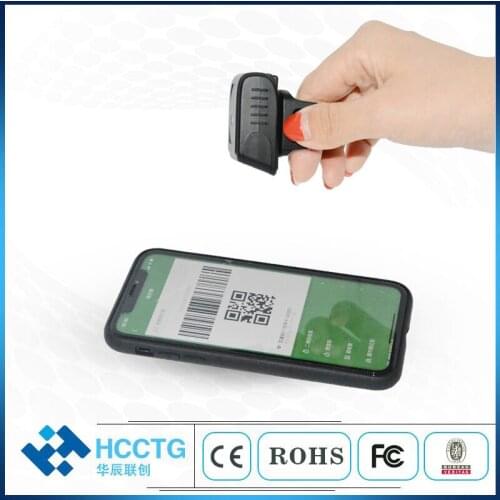 S03 Factory Portable Wearable Bluetooth Barcode Reader Warehouse Finger Scanner Ring Scanner 2D Finger Scanner