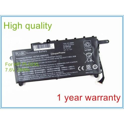 Replacement battery For 11-n000snx 11-N014TU 11-N030TU PL02XL Laptop batteries 7.6V 29WH