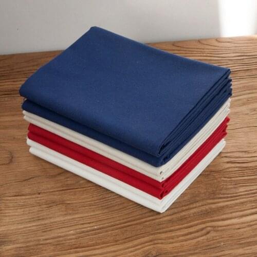 18/30cm Embroidery Fabric Cotton+Linen Sewing Cloth Fabric for DIY Handmade Embroidered Cross Stich Clothing Sewing Supplies