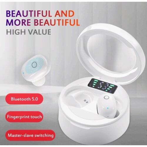 KINGSTAR TWS Wireless Earpiece Bluetooth 5.0 Earphones Sport Earbuds Headset with Mic for Smart Phone Xiaomi Samsung Huawei