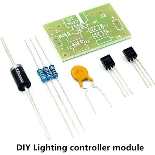 Solar light household outdoor street light, light-controlled induction lithium battery charging, night light controller module