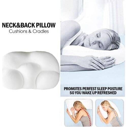 All-round Sleep Pillow Cloud Pillow Neck Support Pillow Butterfly Shaped Ergonomic Pillow Foam Soft Orthopedic Neck Pillow