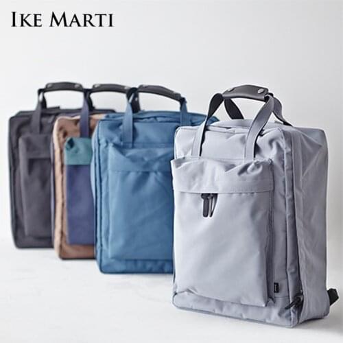 IKE MARTI Waterproof Women Business Backpack Fashion Oxford Student School Backpacks 15 Inch Laptop Bag Casual Travel Rucksack