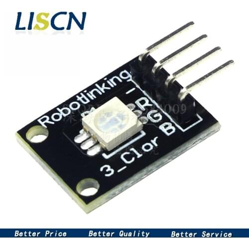 10pcs/lot RGB 3 color full color LED SMD module KY-009