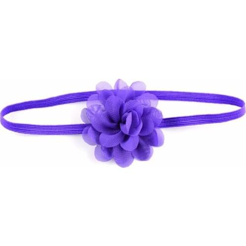 10Pcs Cute Kids Headwear Toddler Chiffon Flower Hairband Headband Accessories