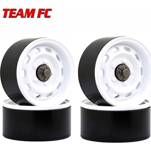 4PCS Metal 1.9 Beadlock Wheel Rim Wheel Hub for 1:10 RC Crawler Axial SCX10 II 90046 AXI03007 TRX-4 Tamiya