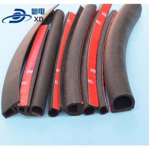 Car windproof weather door wedge waterproof rubber seal strip