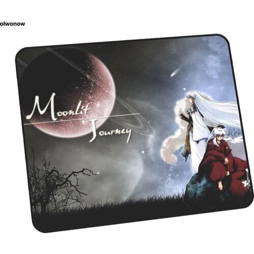 Inuyasha mouse pad gamer locked edge 35x30cm notbook mouse mat gaming mousepad High-end pad mouse PC desk padmouse