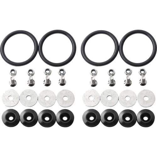 2 Sets Quick Release Fasteners For Car Bumpers Trunk Fender Hatch Lids Kit