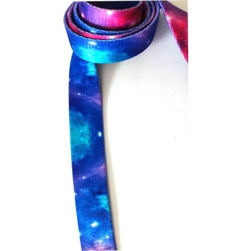 1 Meter 20mm 25mm Printed Webbing Ribbon Luggage Yoga Belt Strap Dog Collar Leash Rope Harness Backpack Bag Garment Accessory
