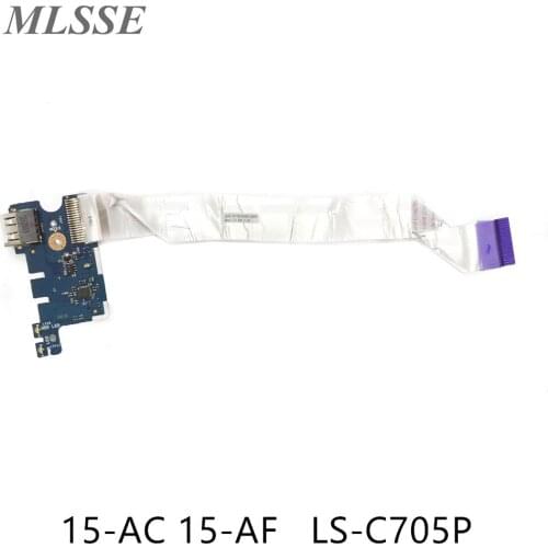 Original For HP 15-AC 15-AF 250 G4 USB Card Reader Port Daughter Board With Cable LS-C705P 100% Tested Fast Ship