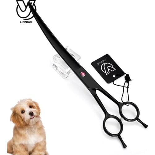 Professional Pet Grooming Scissors Shears Straight Scissors 8 Inch Curved Scissors Dog Grooming Shears