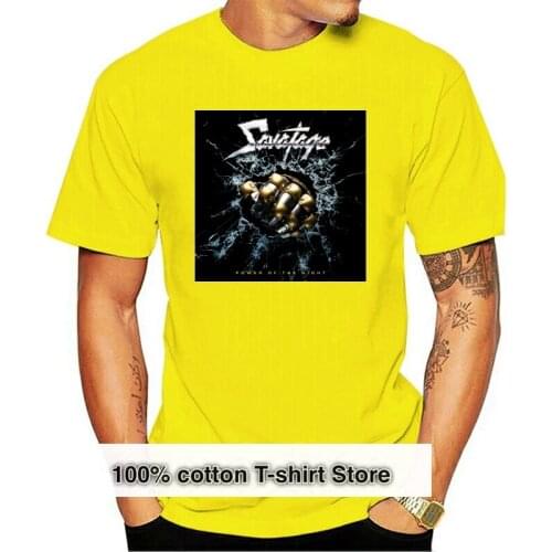 SAVATAGE -Power of the Night-American heavy metal band T_shirt SIZESS to 6XL