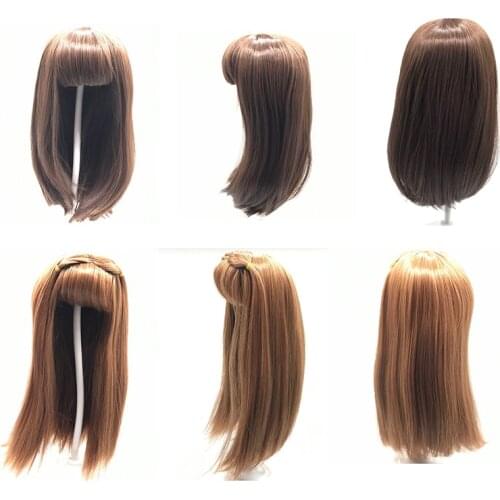 NPK 50-58cm Silicone Reborn Doll Sticked Hair Wig 20-23 inch Reborn Toddler Doll Baby Dolls Hair Wig DIY Doll Accessory