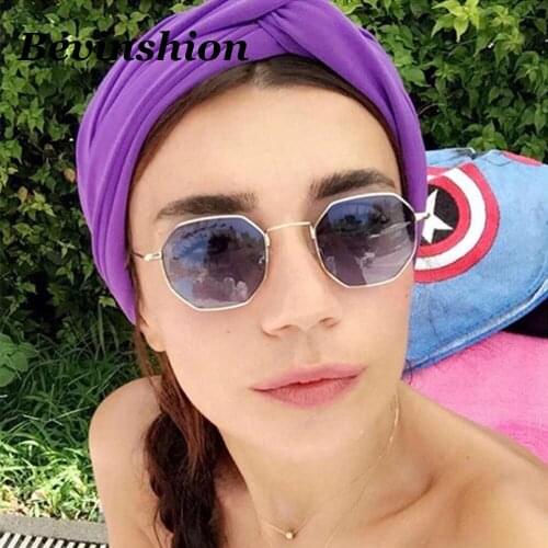 Vintage Small Size Square Sunglasses Women Men Sun Glasses Clear Color Lens Beauty Pink Gradient Eyewear Accessories HD Shades