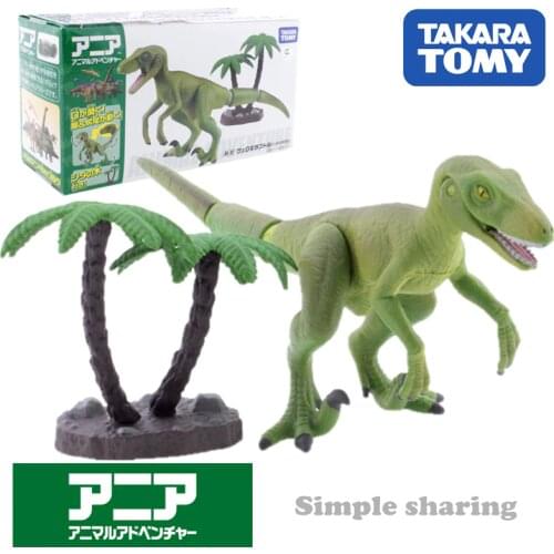 Takara Tomy Tomica Velociraptor Al 12 Dinosaur Figure Kids Puppets Diecast Hot Baby Toys For Children Funny Miniature Bauble
