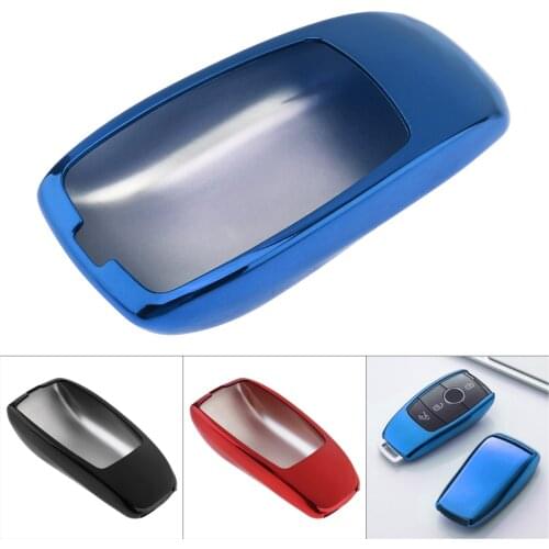 Hight Quality TPU Key Cover 3 Colors Durable Car Key Case Protector Holder for Mercedes Benz 2017 E-class S-class W213 2018