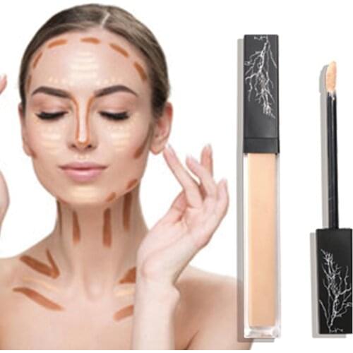 Concealer Liquid Cream Waterproof Concealer Long Lasting Face Scars Acne Cover Smooth Moisturizing Makeup 8g