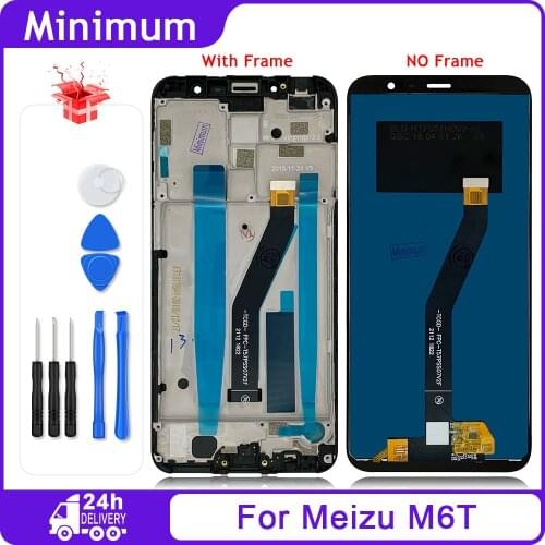 5.7" New For Meizu M6T 6T M811H M811S M811T M811Q LCD Display Touch Screen Digitizer Assembly + Frame For Meilan 6T