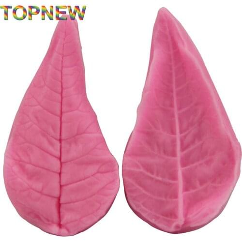 2pcs leaf shape silicone soap mold,Fondant Cake Decorating styling Tools, bakeware,cooking tools kitchen accessories 2300
