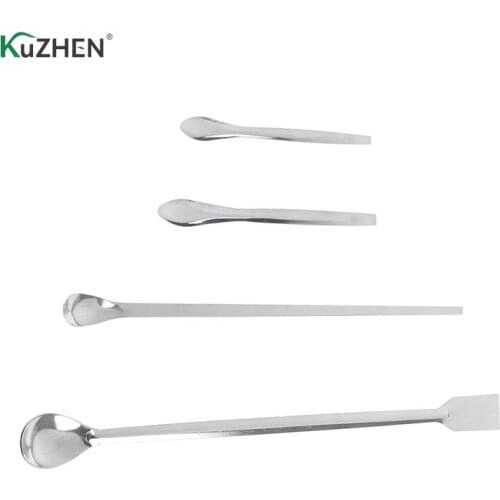 30/26/14/12cm Stainless Steel Lab Micro Spatula Medicine Spoon Pill Holder Shovel Pharmacy