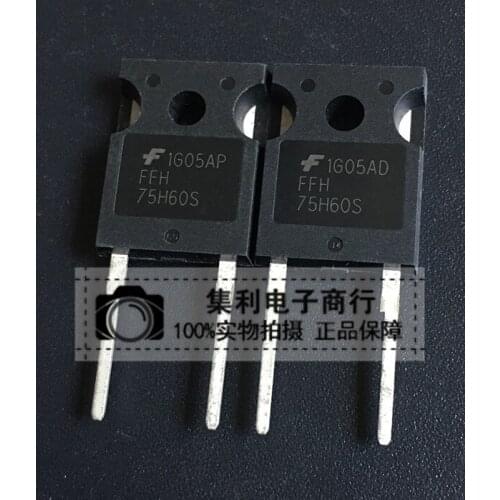 5pcs/lot FFH75H60S FFH75H60S TO-247